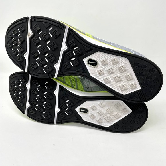 Nike Flyknit Trainer Grey/Volt Men's Size 11.5 - Picture 6 of 7